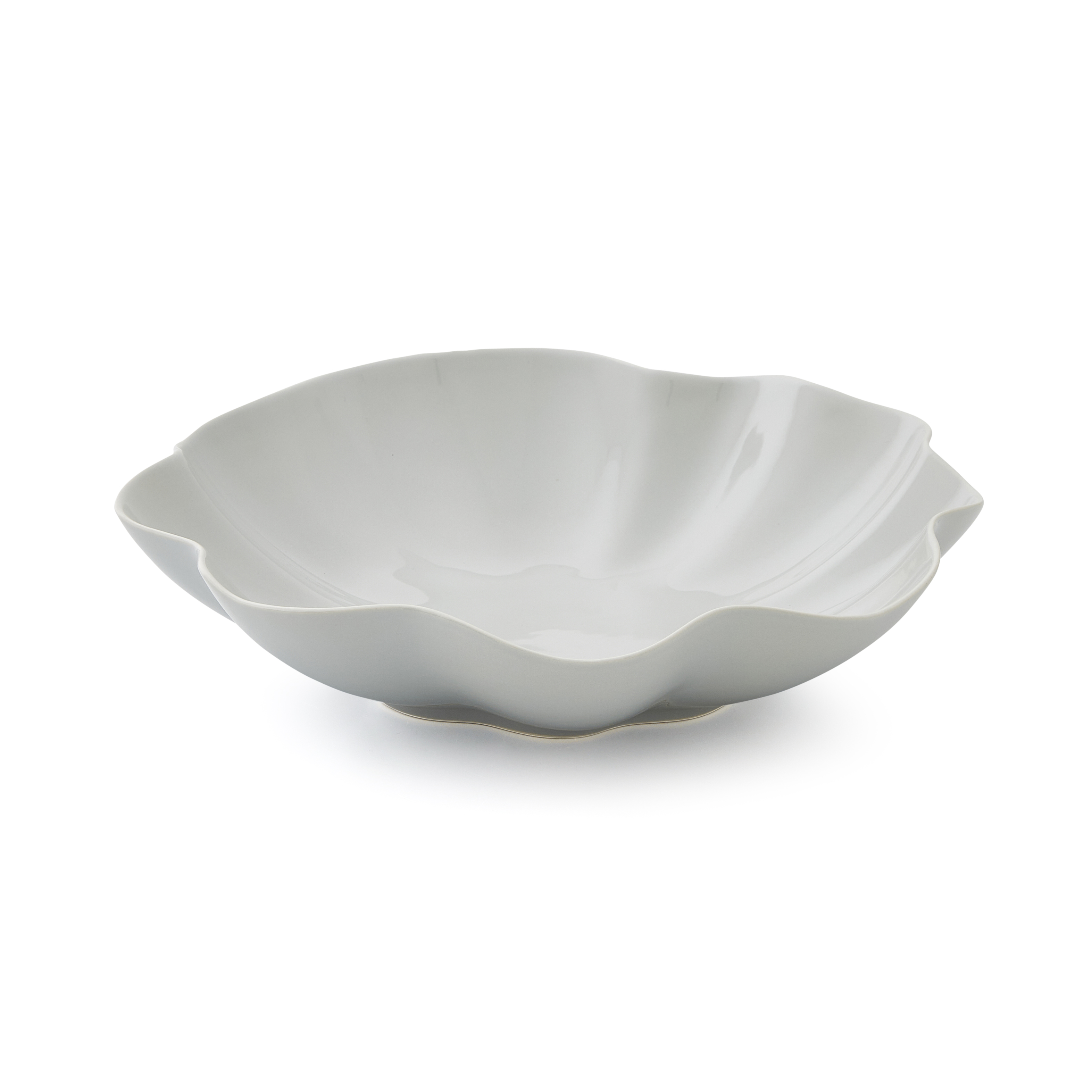 Sophie Conran Floret Large Serving Bowl-Dove Grey image number null